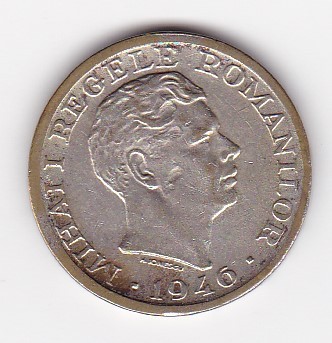 ROMANIA 2000 LEI 1946 ARGINTATA