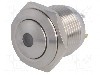 Intrerupator anti-vandalism, OFF-(ON), &Oslash;16mm, ONPOW - GQ16B-10D/J/R/24V/S