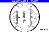 ATE 03.0137-4007.2 Set saboti frana, frana de mana