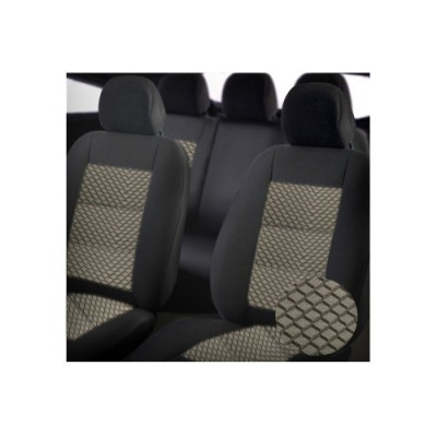 Huse scaune auto universale PREMIUM cu bancheta spate fractionata Cod:F3001-P32 Automotive TrustedCars foto
