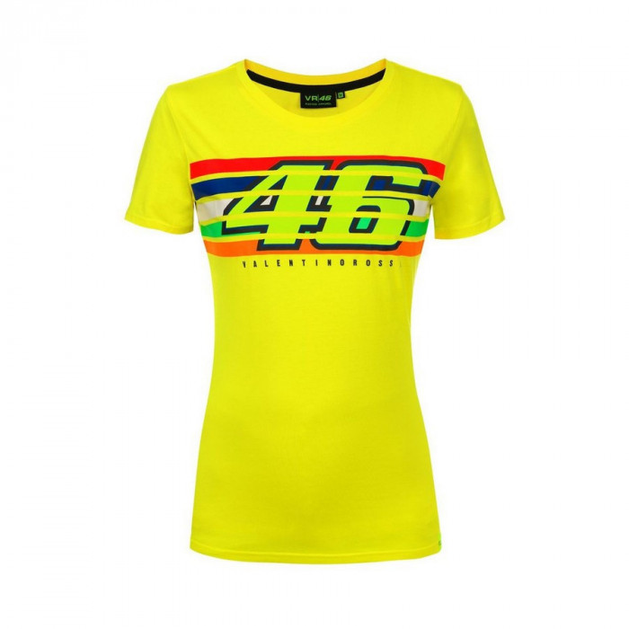 Valentino Rossi tricou de dama yellow Classic (Stripes) 2019 - XS