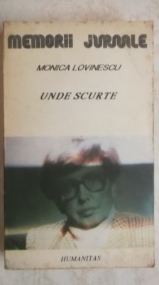 Monica Lovinescu - Unde scurte. Jurnal indirect (vezi detalii pentru livrare in tara) foto