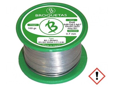 S&amp;acirc;rmă de Lipit Fără Plumb 0,7mm 0,1kg foto