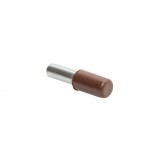 Cumpara ieftin Suport polita, cu manson din plastic maro, 100 buc / set