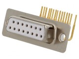 Conector D-Sub 15-Pin Mamă PCB 90&deg; THT, CONNFLY