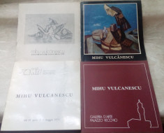 MIHU VULCANESCU:LOT 4 CATALOAGE+3 ALBUME(1AUTOGRAF)+2 VOLUME VERSURI(1DEDICATIE) foto