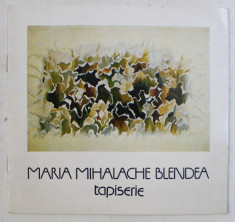 TAPISERIE - MARIA MIHALACHE BLENDEA , 1983 foto