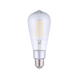 Cumpara ieftin Bec inteligent Shelly Vintage ST64, Dimmer, Wi-Fi, Control aplicatie, E27, 7W, 750 LM SmartElectro IntelligentHouse