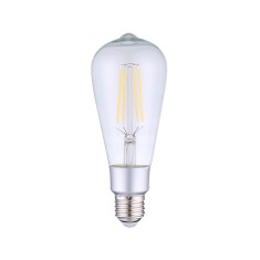 Bec inteligent Shelly Vintage ST64, Dimmer, Wi-Fi, Control aplicatie, E27, 7W, 750 LM SmartElectro IntelligentHouse