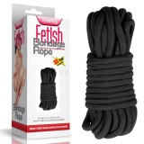 Sfoara legaturi Fetish Bondage, Neagra, 5 metri (DB)