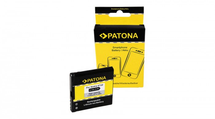 Nokia BP-6MT E51 E51 N81 N81 N81-8GB N82 6720 clasic 1100mAh Li-Ion baterie / baterie re&icirc;ncărcabilă - Patona