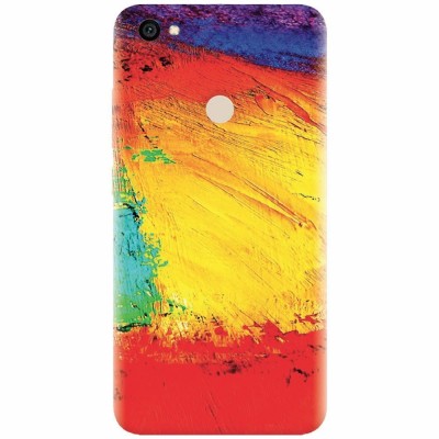 Husa silicon pentru Xiaomi Redmi Note 5A, Colorful Dry Paint Strokes Texture foto