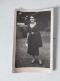 Fotografie veche anii 40, Transilvania, femeie tanara, tip carte postala, nescrisa