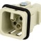 Conector HDC inserturi contact tată Han D PIN 8 7 PE