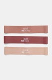 Casall benzi de rezistență la exerciții 3-pack culoarea roz