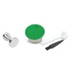 Set Capsula cafea si tamper INOX/ lingurita/periuta, Dolce Gusto Crema, reincarcabila/lavabila, certificare