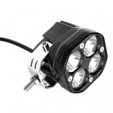 Proiector LED auto, OFFROAD, 40w, dimensiune 3 inci, carcasa din aluminiu turnat, negru