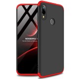 Husa HUAWEI Y6 2019 \ Y6 Pro 2019 - GKK 360 Full Cover (Rosu/Negru)