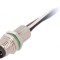 Conector M8 Tată 4 Pin pentru Panou cu Piuliță