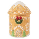 Cumpara ieftin Borcan Ceramica Clayre &amp; Eef Craciun Multicolor &Oslash; 13x17 cm
