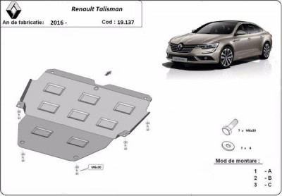 Scut motor metalic Renault Talisman 2016-prezent foto