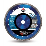 Disc diamantat pt. materiale foarte dure 125mm, TVA 125 SuperPro - RUBI-31933