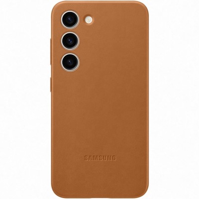 Husă de protecție Samsung de Piele pentru Galaxy S23 S911, Camel EF-VS911LAEGWW foto