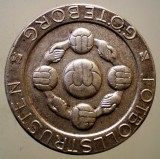 I.152 INSIGNA SUEDIA FOTBAL GOTEBORG Fotbollstrusten G&ouml;teborg 1965 30,5mm, Europa