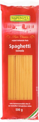 Spaghetti Bio Semola Rapunzel 500gr foto