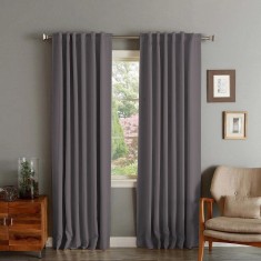 Draperie din catifea cu rejansa transparenta cu ate pentru galerie, Madison, 150x220 cm, densitate 700 g/ml, Anchor, 1 buc