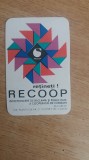 C9 16 - 1972 - Calendar de buzunar - reclama cooperatia de consum