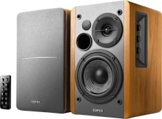 BOXE EDIFIER 2.0, RMS: 42W (2 x 21W), bluetooth, telecomanda wireless, volum, bass, treble, optical, brown, &quot;R1280DBb&quot; (timbru verde 11.00 lei)