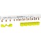 Bareta de alimentare 3P+N busbar pin 10M 63A Resi9 Schneider R9PXH410