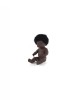 Papusa educationala 38 cm Fetita Africana cu Sindrom Down, MINILAND