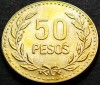 Moneda exotica 50 PESOS - COLUMBIA, anul 1989 *cod 652 A = A.UNC, America Centrala si de Sud