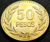 Cumpara ieftin Moneda exotica 50 PESOS - COLUMBIA, anul 1989 *cod 652 A = A.UNC, America Centrala si de Sud