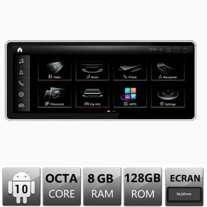 Navigatie Audi Q3 MMI3G EDT-Q3-V3 ecran 10.25&quot; Android Gps Internet Bluetooth USB Video Qualcomm 8 GB + 128 GB CarStore Technology