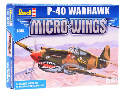 Revell Micro Wings Model P-40 Warhawk 1:144 RV0019 foto