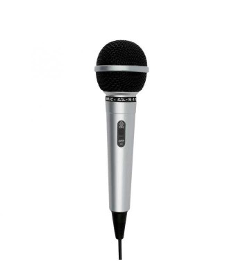 Microfon dinamic polar cardioid de mana argintiu 6.3 mm SAL M 41 foto