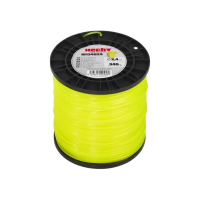 Fir pentru trimmer HECHT 10134524, profil patrat, diametru 2.4 mm, lungime 345 m foto