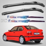 Cumpara ieftin Ștergătoare BMW Seria 3 E36 Compact (1994&ndash;2000) Hibrid | Set Față &ndash; TeamCar&reg;