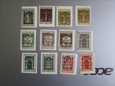 ITALIA POSTA FIUME SERIE NEUZATA MH=204 foto