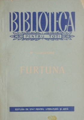 Furtuna - William Shakespeare (coperta uzata) foto