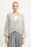 BOSS Orange cardigan din amestec de l&acirc;nă culoarea bej, light, 50545878
