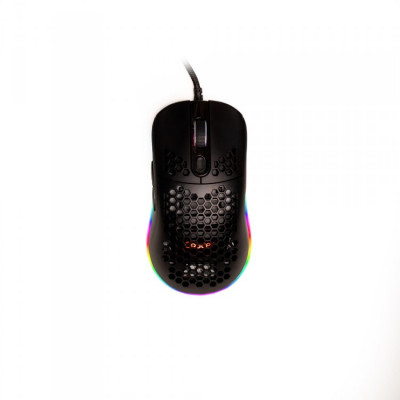 Mouse gaming Spacer Alien Light, 6400 DPI, 6 Butoane, LED RGB foto