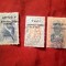 3 Timbre Etiopia 1917 Rege Zeoditu supratipar tip2 2g stampilat