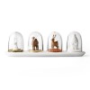 Set 4 recipiente condimente bucatarie, design animale haioase, organizare condimente eficienta,, Oem