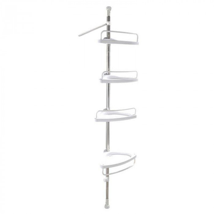 Etajera colt pentru baie Multi Corner Shelf GY-188, inaltime 100-320 cm