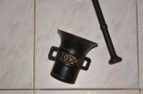 Mojar/piua austro-ungar din WW1 1914-1916 din fonta, 13 cm inaltime, cu pistil