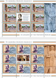 ROMANIA 2023 IN MEMORIA EROILOR NEAMULUI Minicoli 8 timbre+1 vinieta LP2428 MNH, Nestampilat